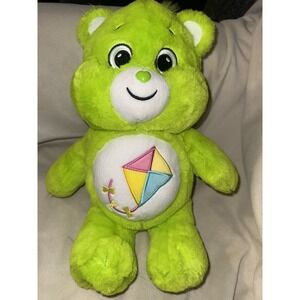 Carebears  Green Try Your Best Bear Kite 9" Inch Plush Lovely Stuffed Animal